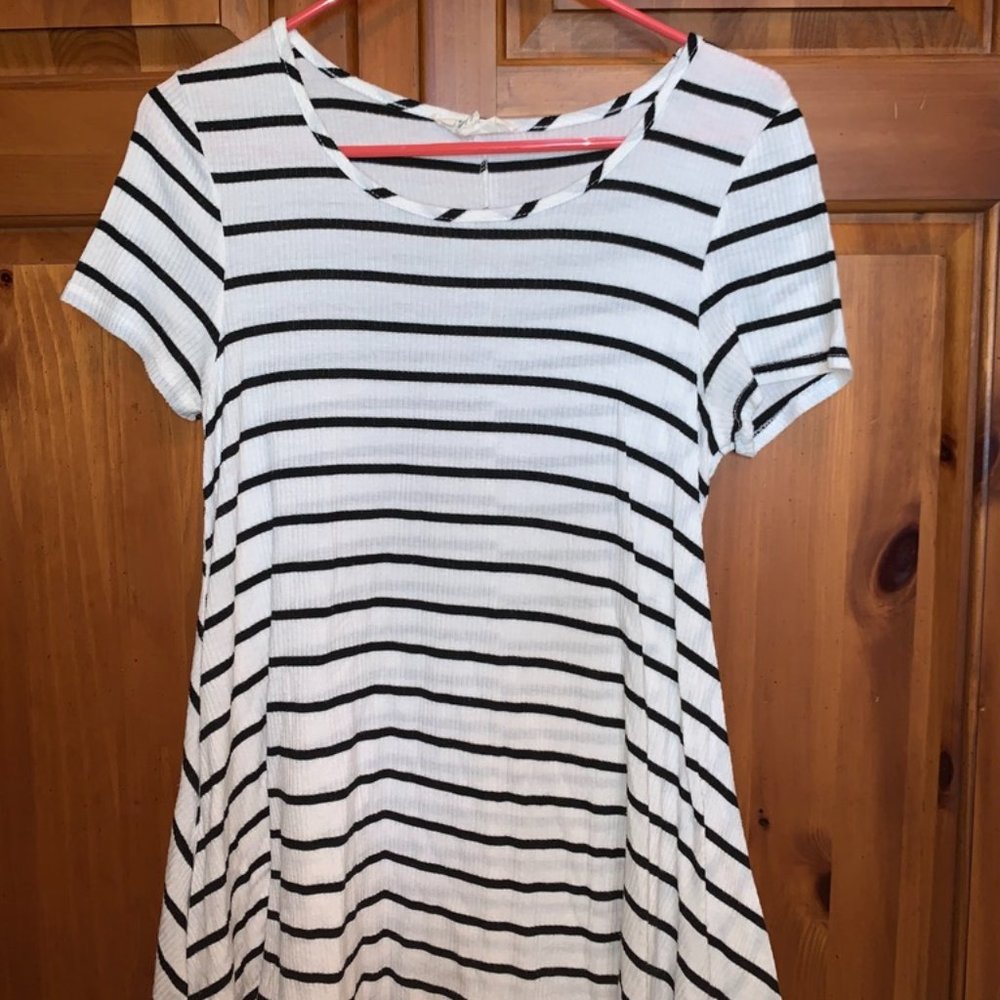 Francesca's Striped Going Out Top